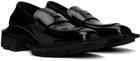 untitlab Black Reel Loafers