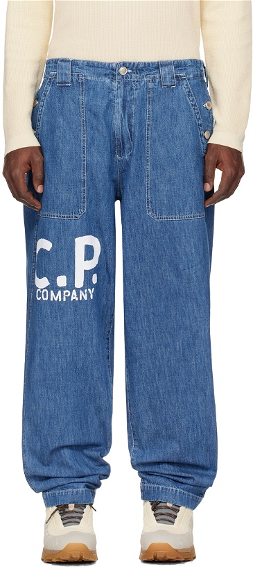 Photo: C.P. Company Blue Loose Jeans