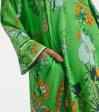 Camilla Printed silk kaftan