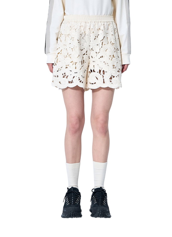 Photo: Moncler Embroidery Anglaise Shorts