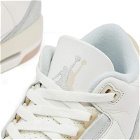 Air Jordan 3 Retro Craft Sneakers in Ivory/Grey Mist/Cream