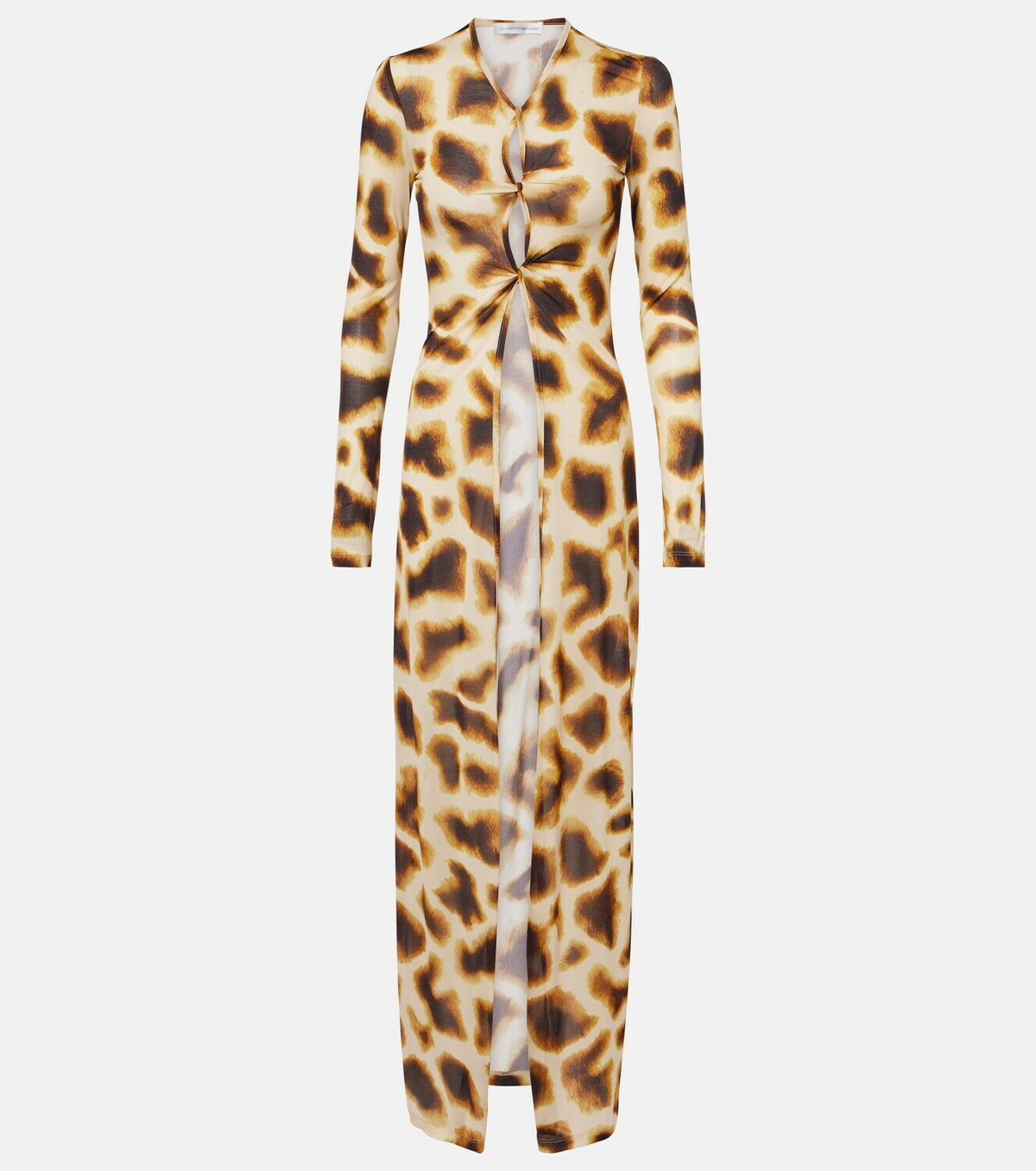 Christopher Esber Printed jersey top