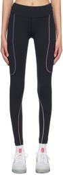 Outdoor Voices Black Drawstring 7/8 Leggings