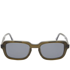 Oscar Deen Nelson Sunglasses in Dark Olive/Night 