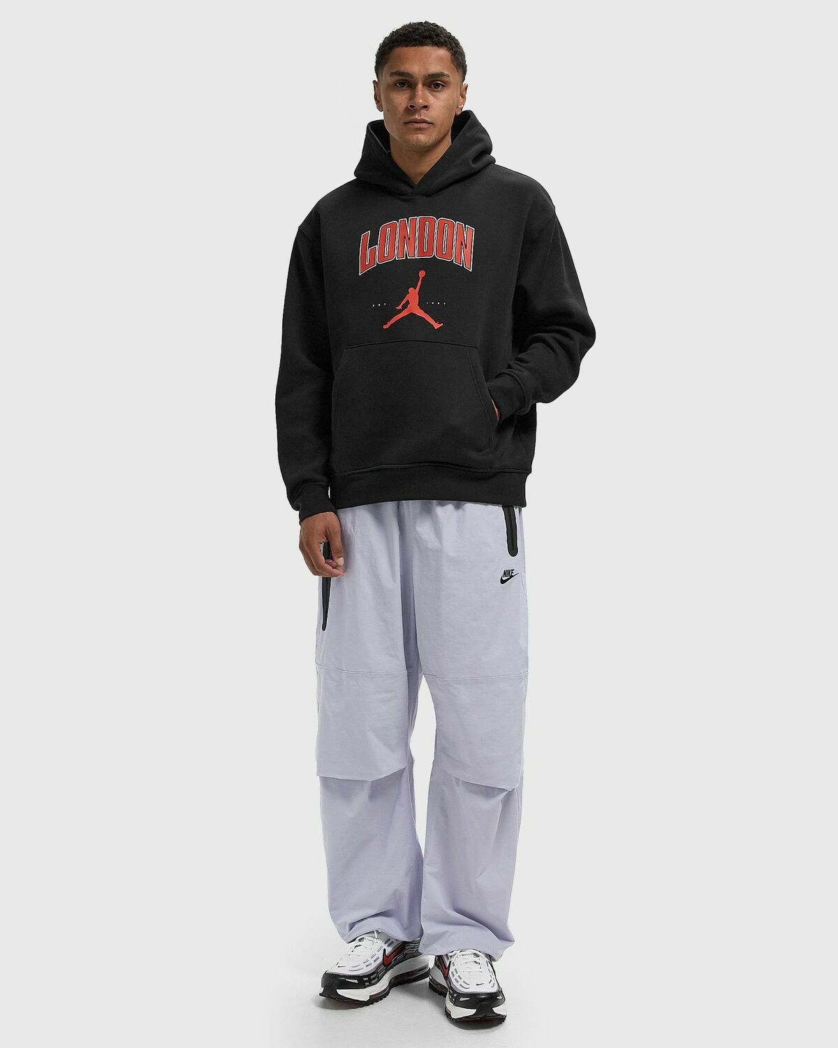 Jordan LONDON CITY HBR FLC PO Black Mens Hoody