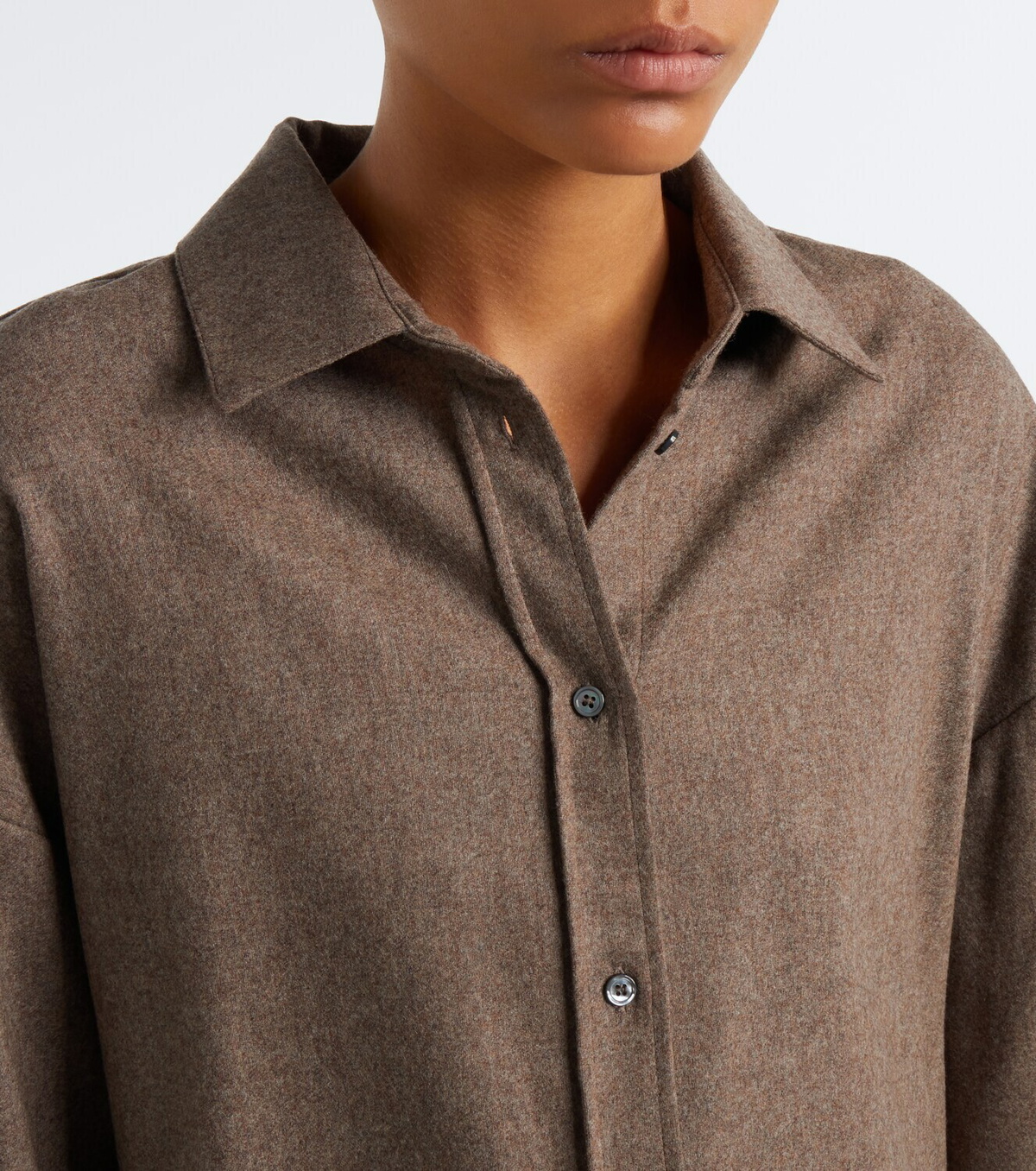 'S Max Mara Wool flannel shirt