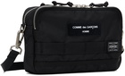 Comme des Garçons Homme Black Porter Yoshida Edition Canvas Messenger Bag