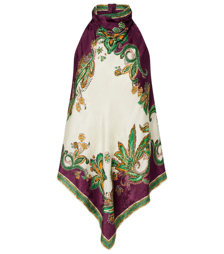 Photo: Alémais Ruthie floral halterneck top