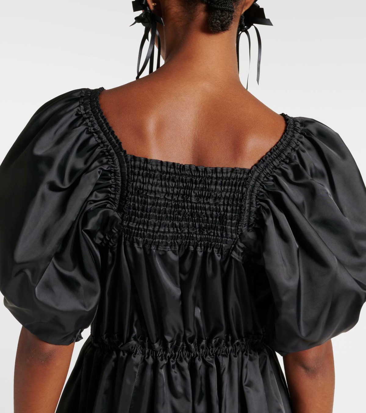 Noir Kei Ninomiya Shirred midi dress