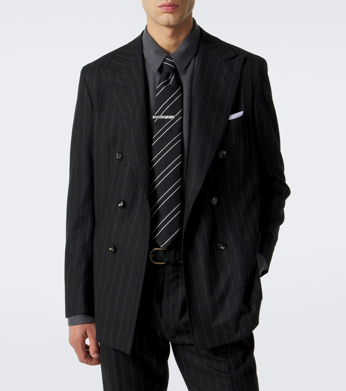 Dunhill Striped silk tie
