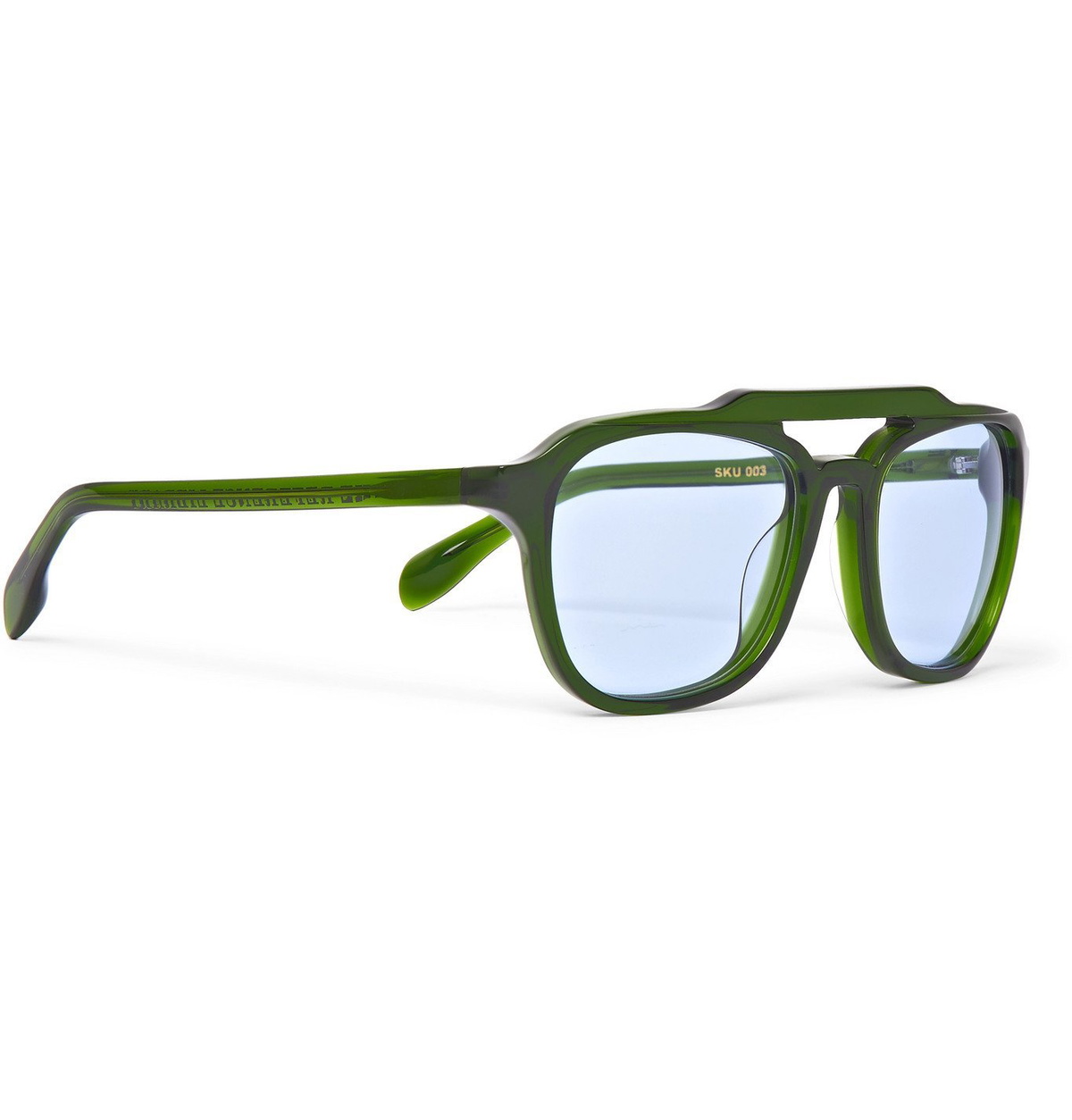 The Reference Library - Mickey Aviator-Style Acetate Sunglasses - Green