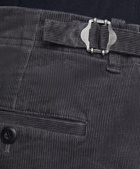 Brooks Brothers Men's Cotton Fine-Wale Corduroy Cargo Pants | Dark Grey