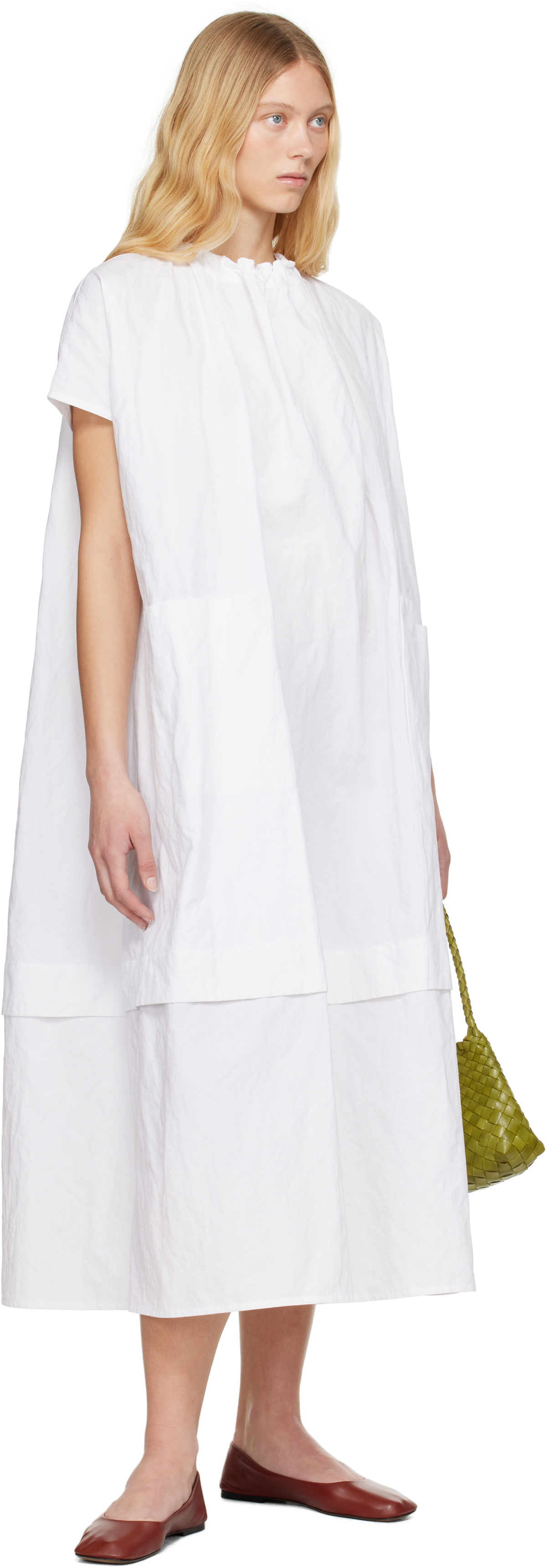 Toogood White 'The Poet' Midi Dress