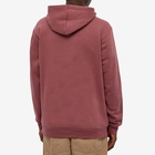 Adidas Men's 3 Stripe Hoody in Quiet Crimson