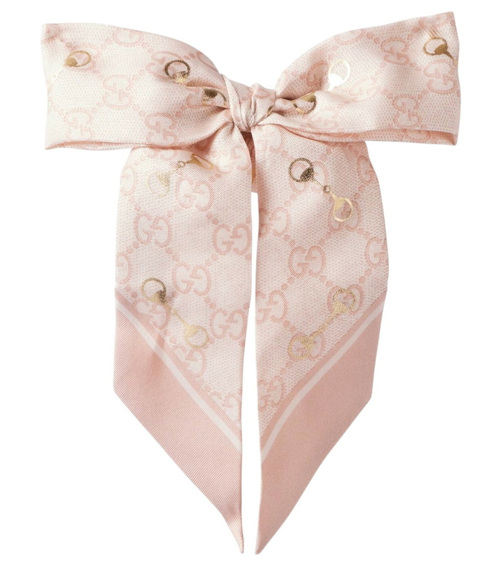 Photo: Gucci GG set of 2 silk scrunchies