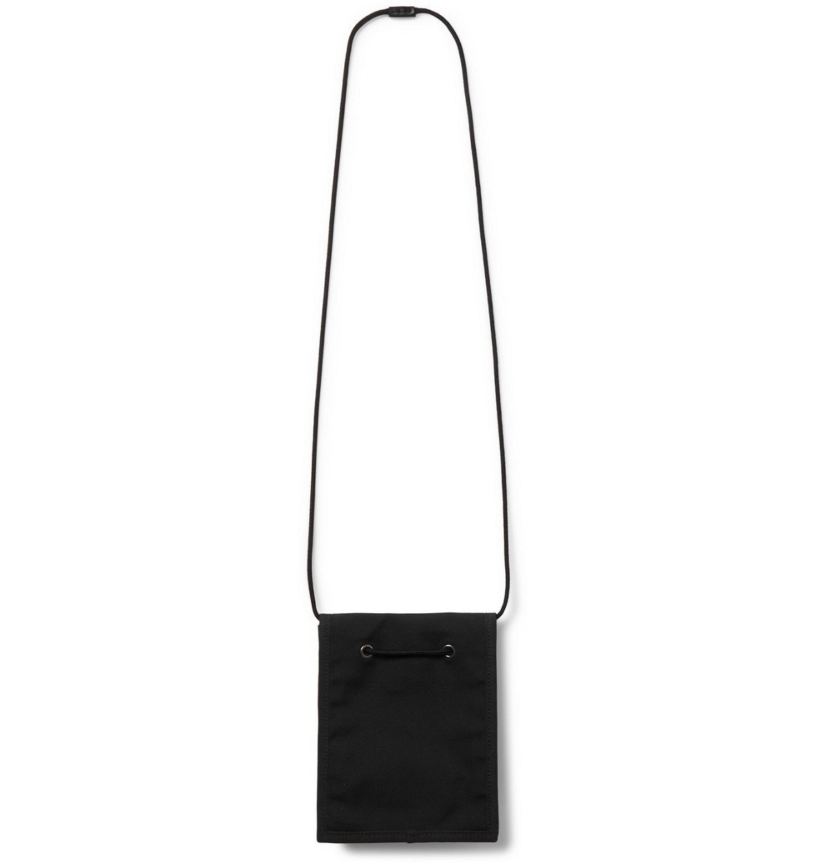 Balenciaga - Logo-Appliquéd Canvas Messenger Bag - Black Balenciaga