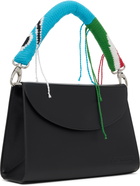 Charles Jeffrey LOVERBOY Black Bitchy Knit Tube Bag