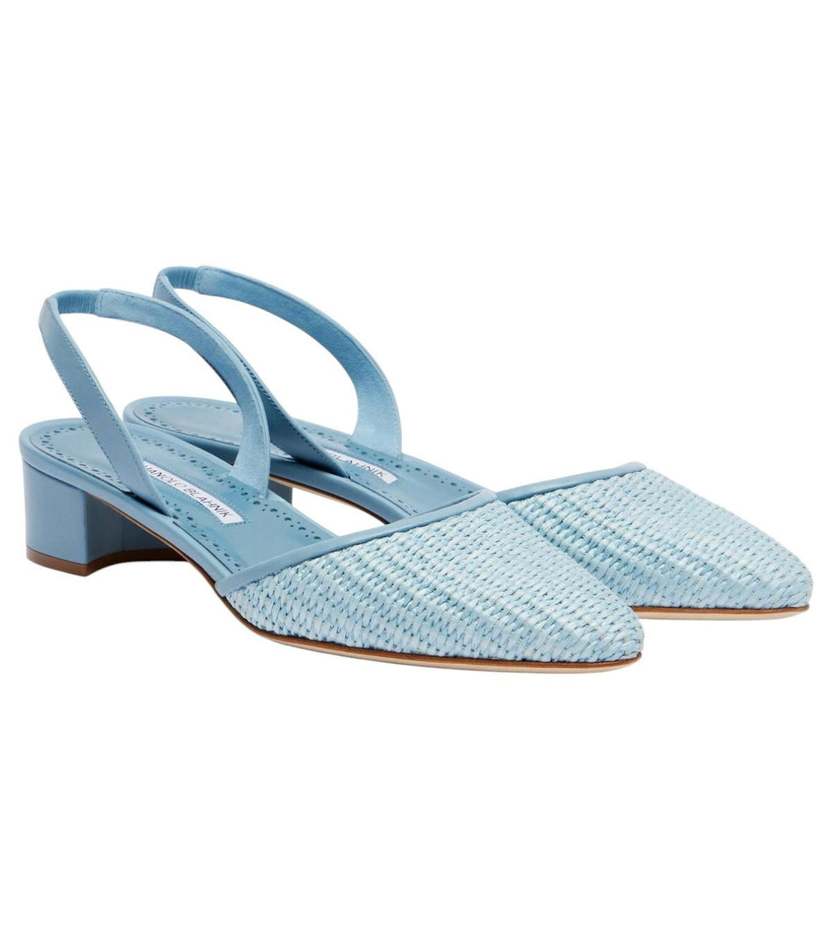 直営店 ‐Manolo Blahnik - SALE! BEROLA 90mm ミュール Manolo Blahnik Berola 90 Embroidered Satin Pumps Manolo Blahnik