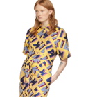Kirin Multicolor Jacquard Typo Dress