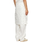 RESCHA SSENSE Exclusive White Agarra Embroidered Midi Skirt
