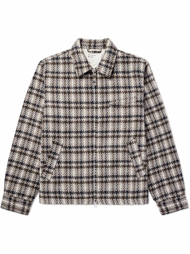 Photo: Universal Works - Windcheater II Checked Wool-Blend Tweed Harrington Jacket - Multi