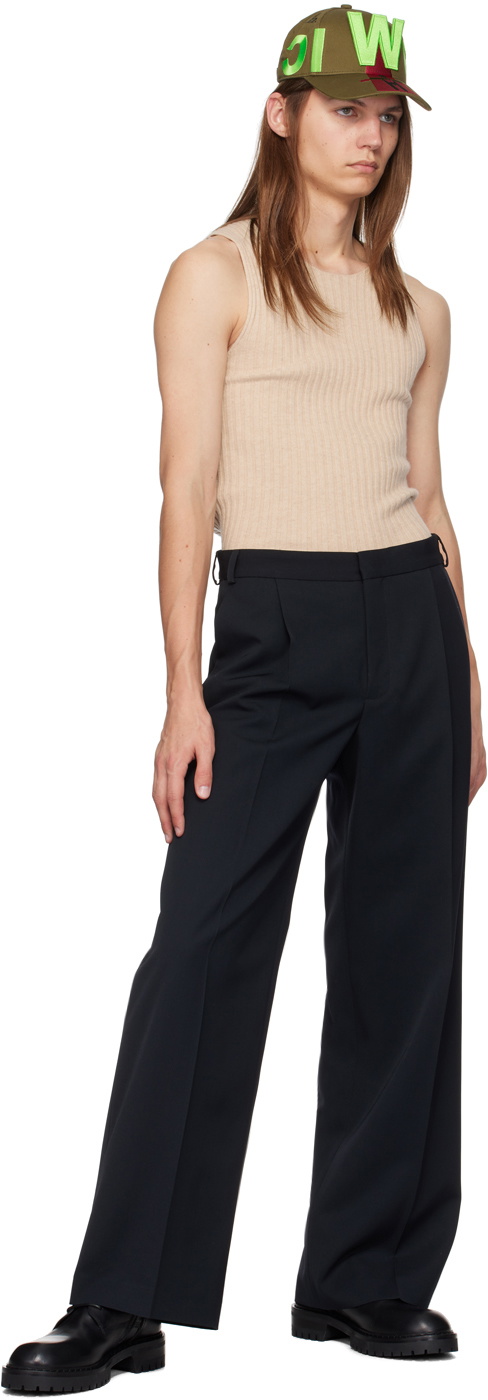 Walter Van Beirendonck Black Star Trousers