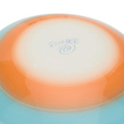 Frizbee Ceramics Pasta Plate in Water Orange Gradient Smile 