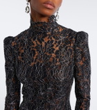 De La Vali Agartha guipure lace minidress