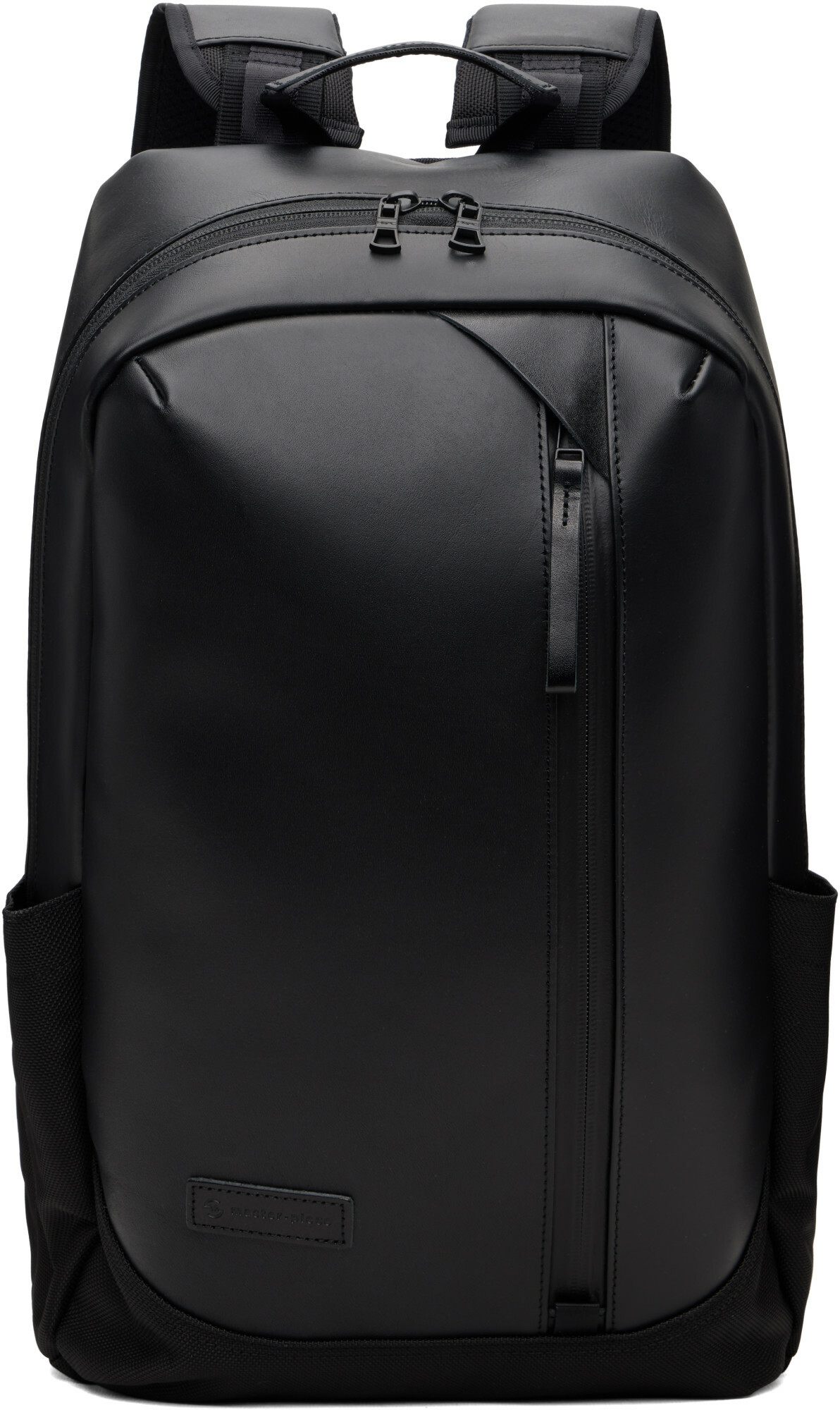 master-piece Black No.02482-l Slick Leather Daypack