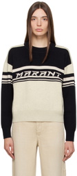 Isabel Marant Etoile Off-White & Black Callie Sweater