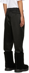 sacai Black Cotton Trousers