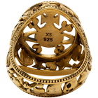 Vivienne Westwood Gold Aaron Seal Signet Ring