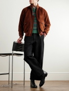 Baracuta - G9 AF Cotton-Corduroy Harrington Jacket - Brown