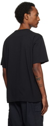 Stone Island Black Embroidered T-Shirt