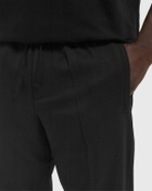 ØLÅF SLIM ELASTICATED TROUSER Black Mens Casual Pant