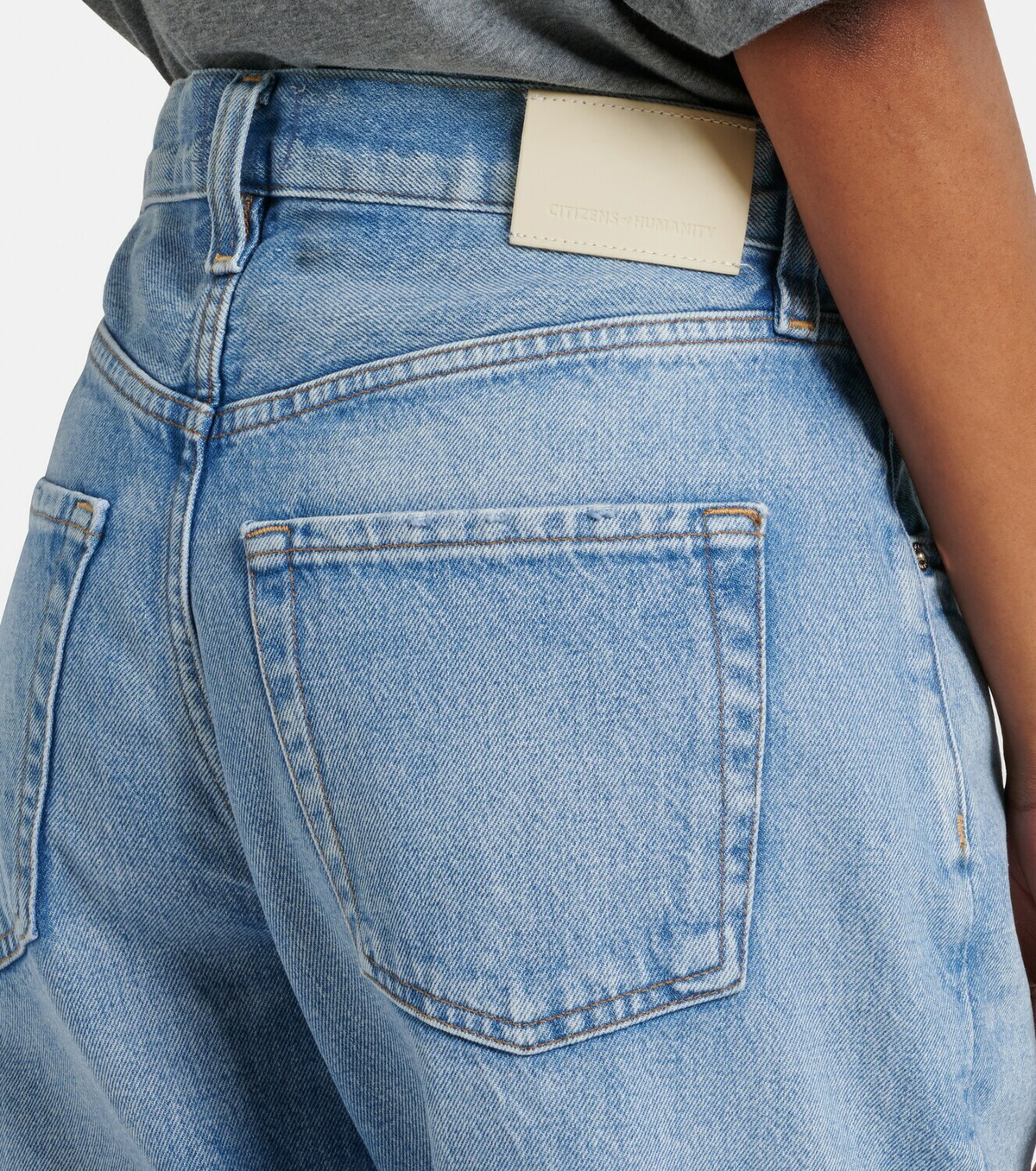 Citizens of Humanity Court denim Bermuda shorts