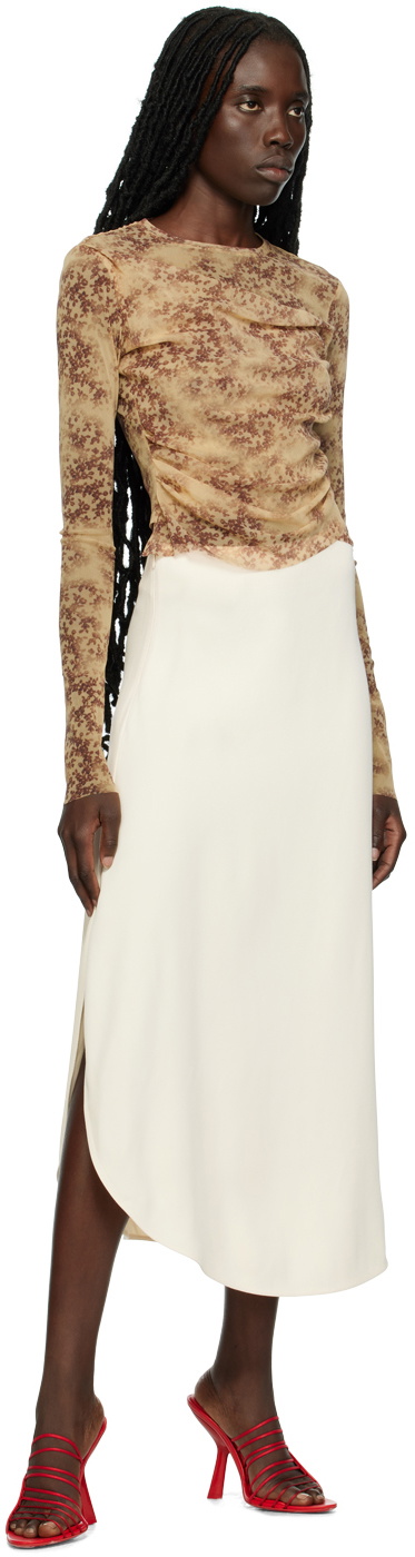 Commission Beige Lindsey Long Sleeve T-Shirt