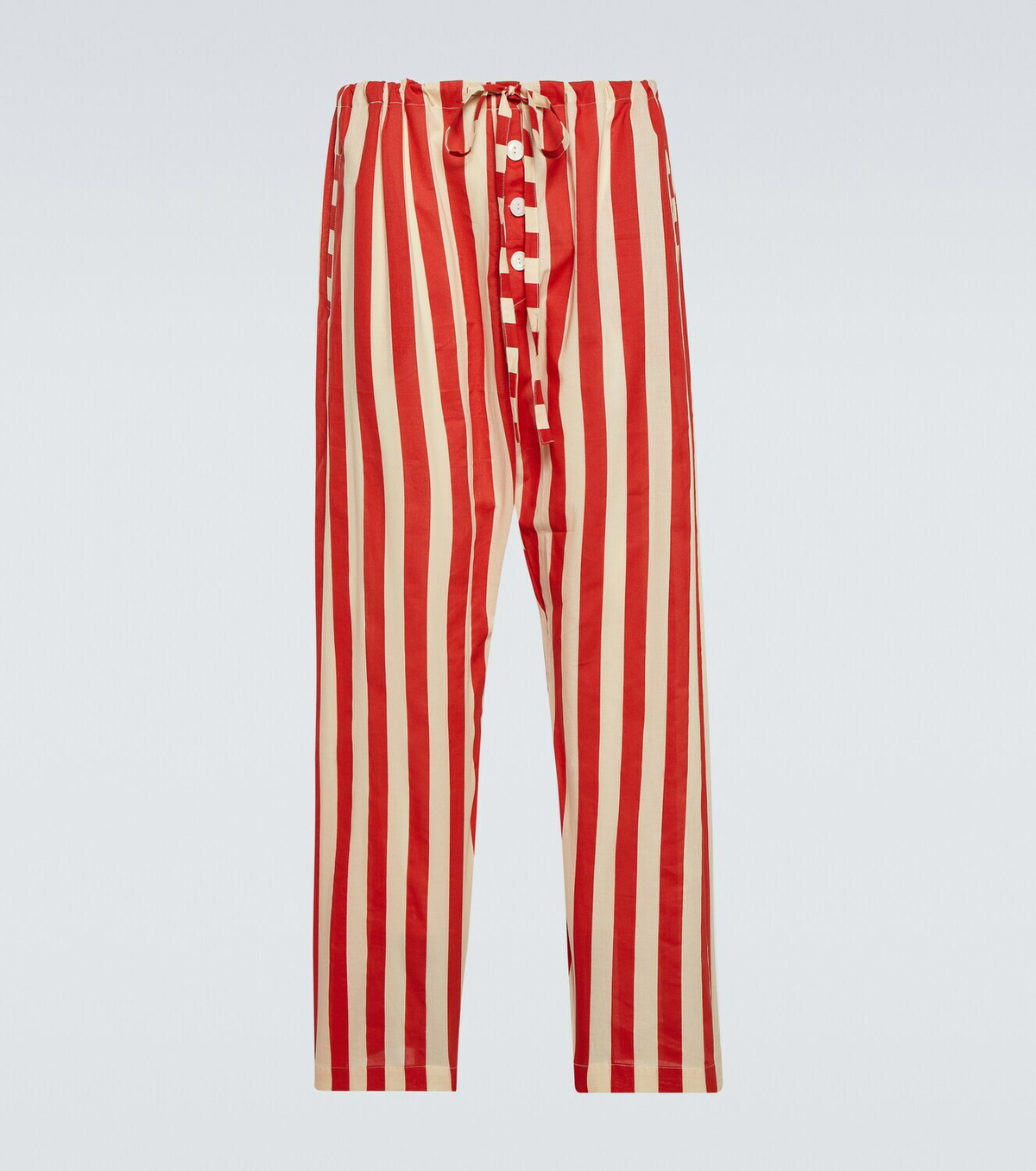 Bode Valance striped cotton pants Bode