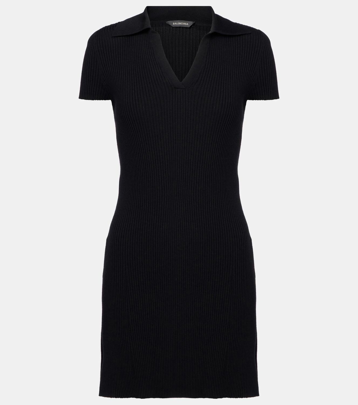 Balenciaga Wool-blend polo dress