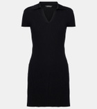 Balenciaga Wool-blend polo dress