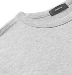 Theory - Mélange Cotton and Cashmere-Blend T-Shirt - Gray