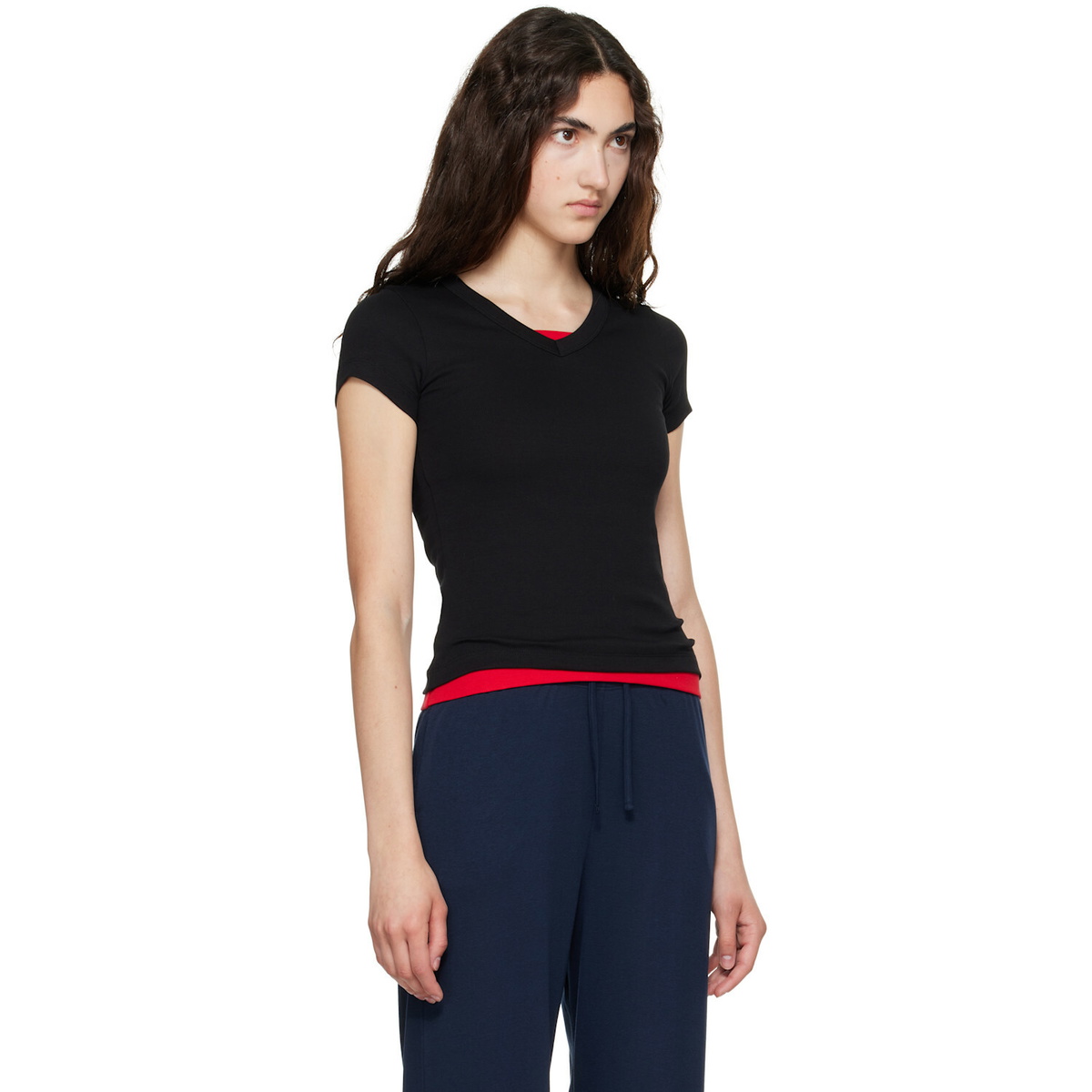 FLORE FLORE Black Jill Baby T-shirt