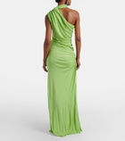 Christopher Esber Cutout embellished draped maxi dress