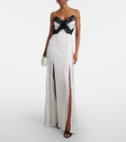 Self-Portrait Embellished maxi dress