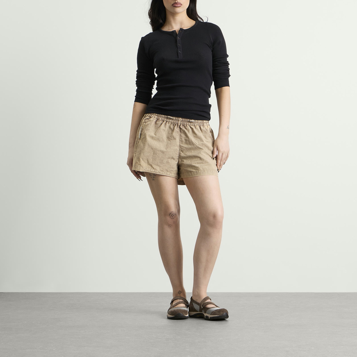 Diesel Women's S-Oul Shorts in Brown