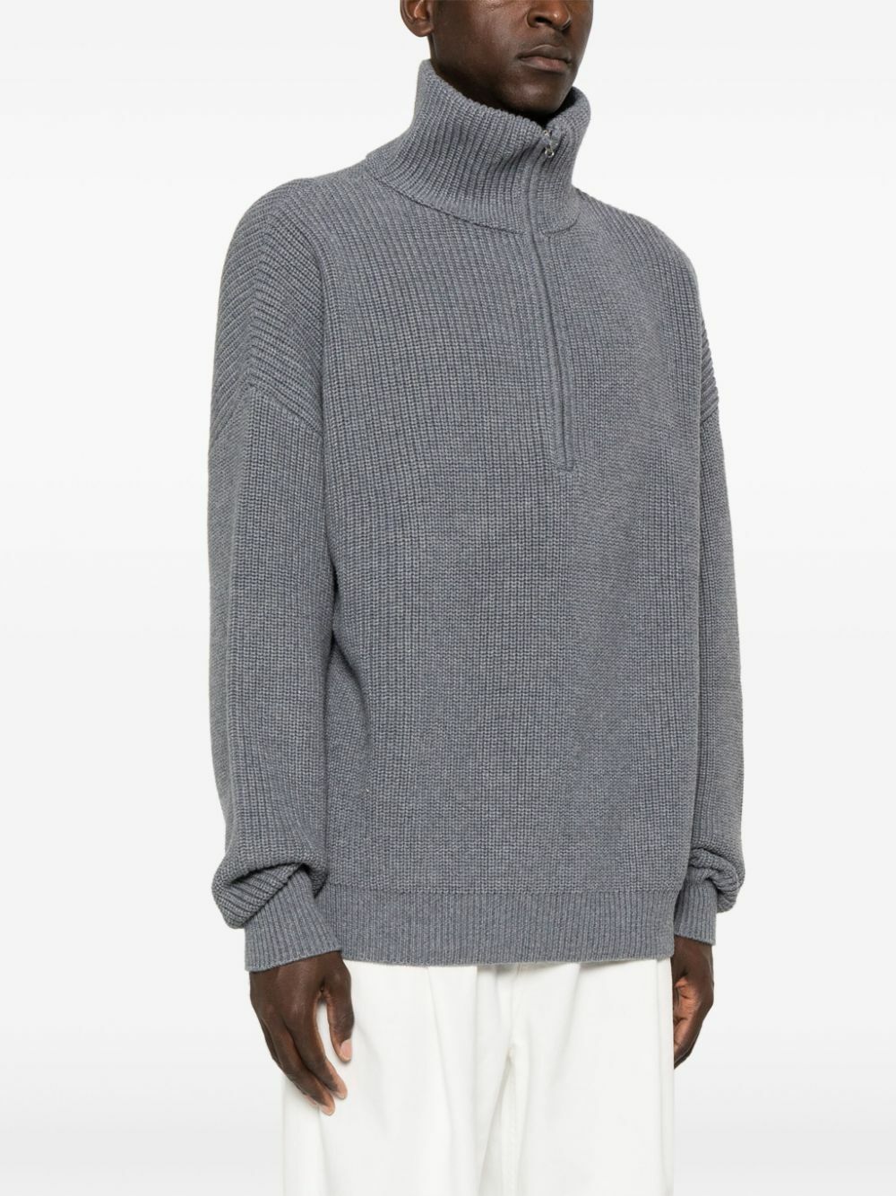The Frankie Shop Half-Zip Fastening Jumper