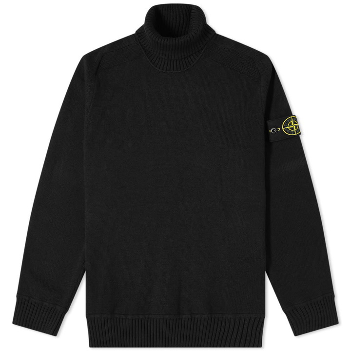 Photo: Stone Island Winter Cotton Roll Neck Knit