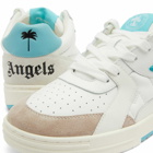 Palm Angels Men's University Vintage Sneakers in White