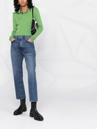 TOTEME - Straight Leg Cropped Denim Jeans