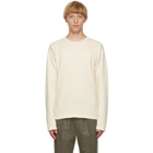 Jil Sander Beige Panelled Long Sleeve T-Shirt